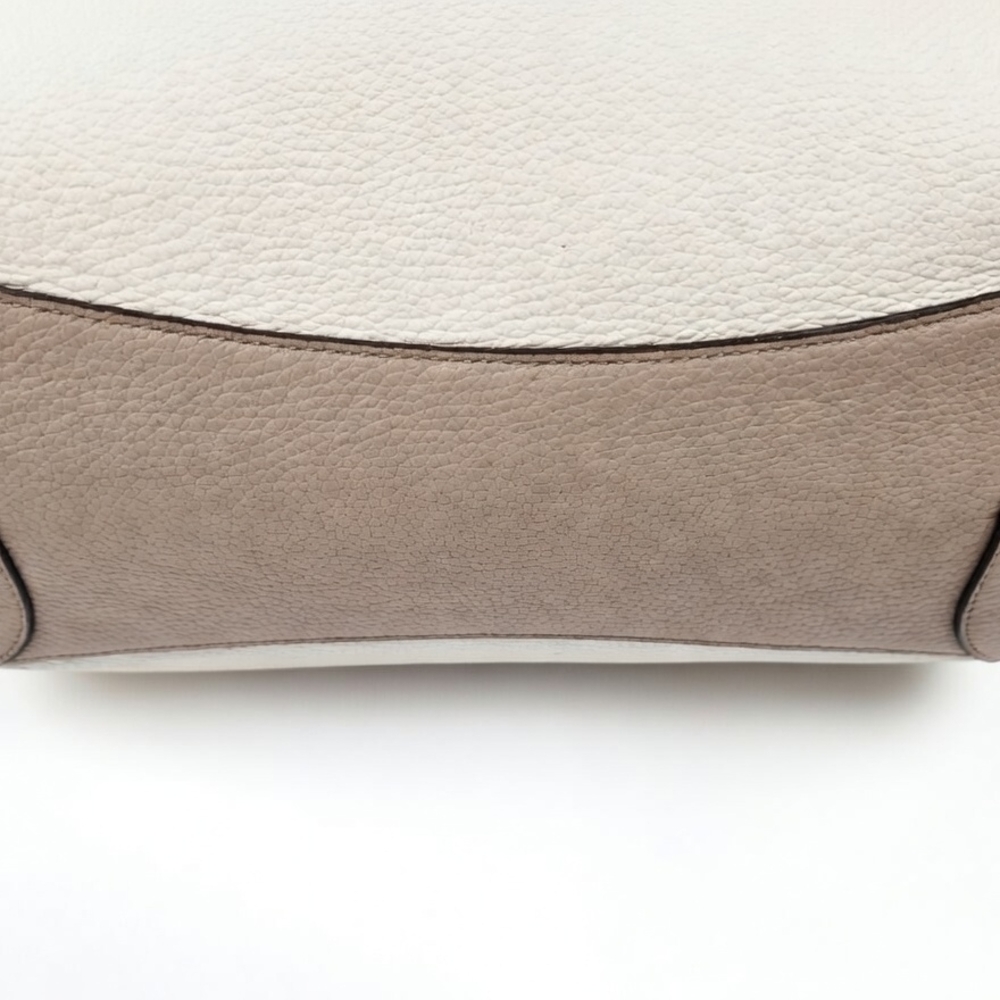 Authentic Kate Spade New York Two-Tone Pebbled Leather Shoulder Bag Cre Ta - Picture 6 of 12